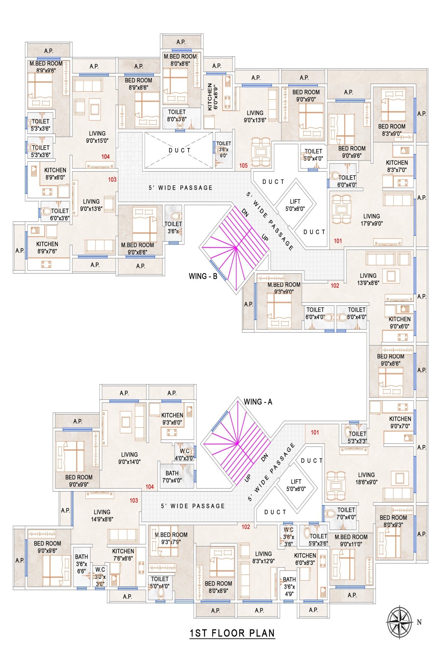 Sai Amit Palace CHS Floor Plans