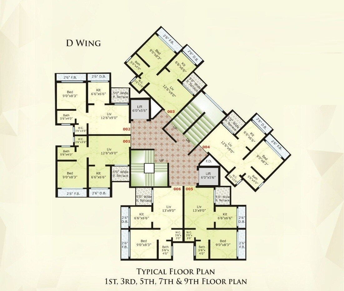 Sai Maharudra Residency Floor Plans