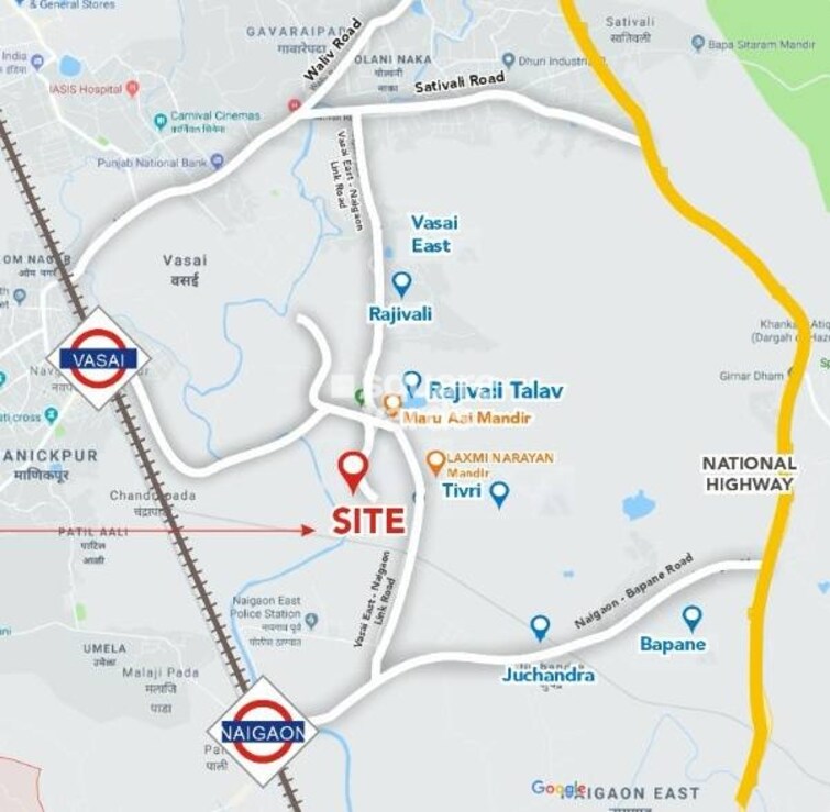 Sai Mauli Heights Vasai Location Image