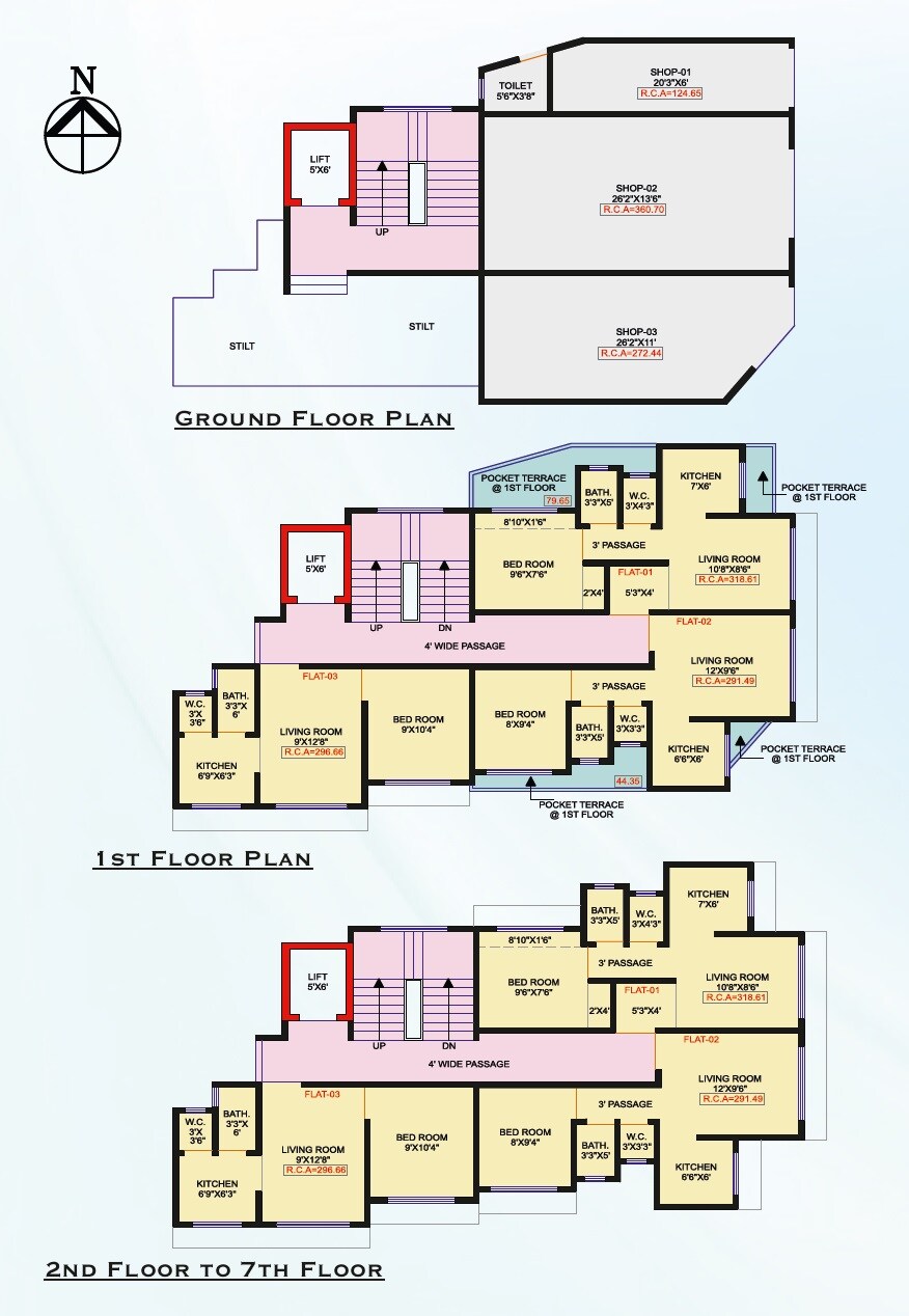 Sai Shram Galaxy Heights Floor Plans