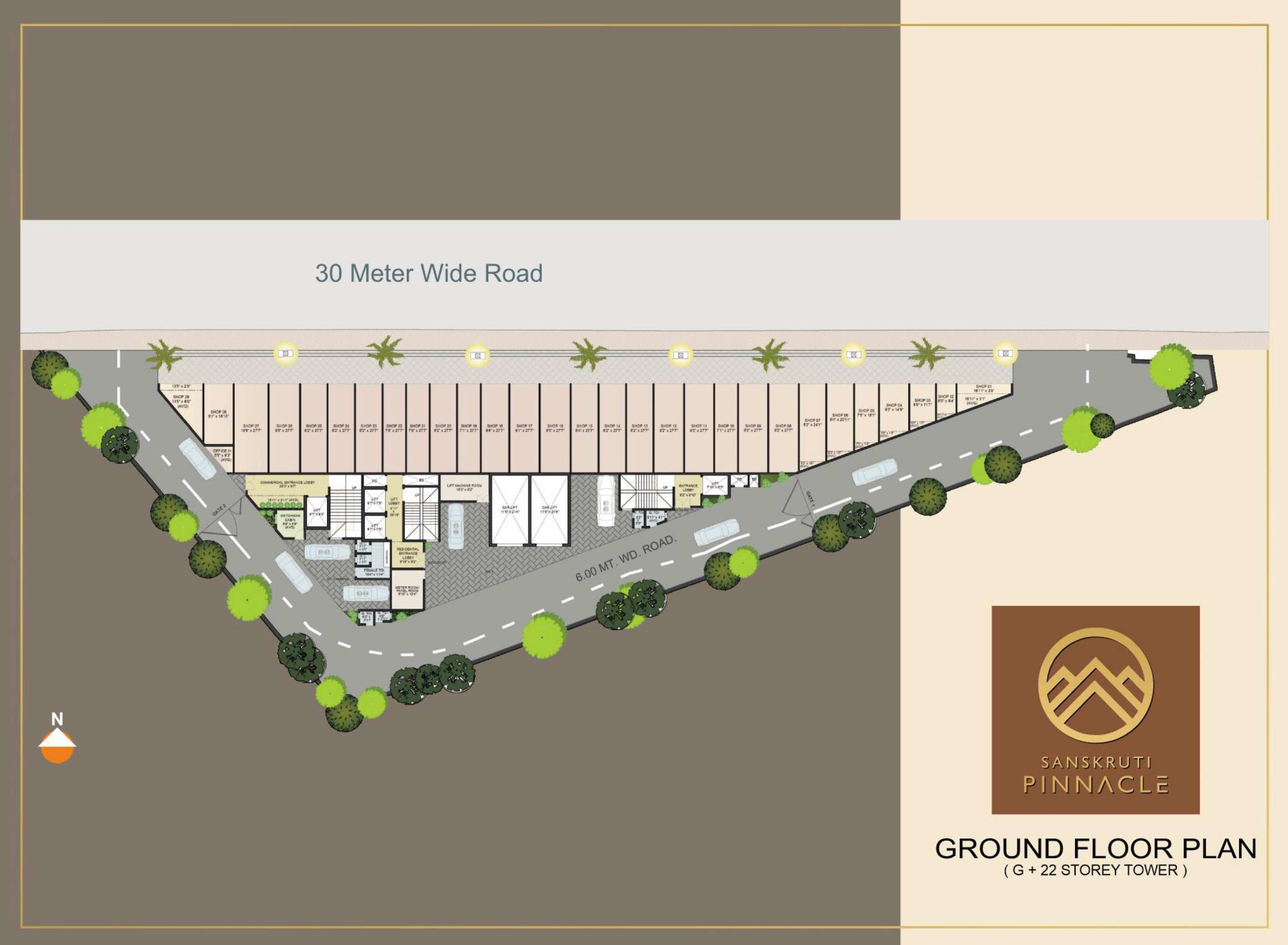 Sanskruti Pinnacle Floor Plans 1