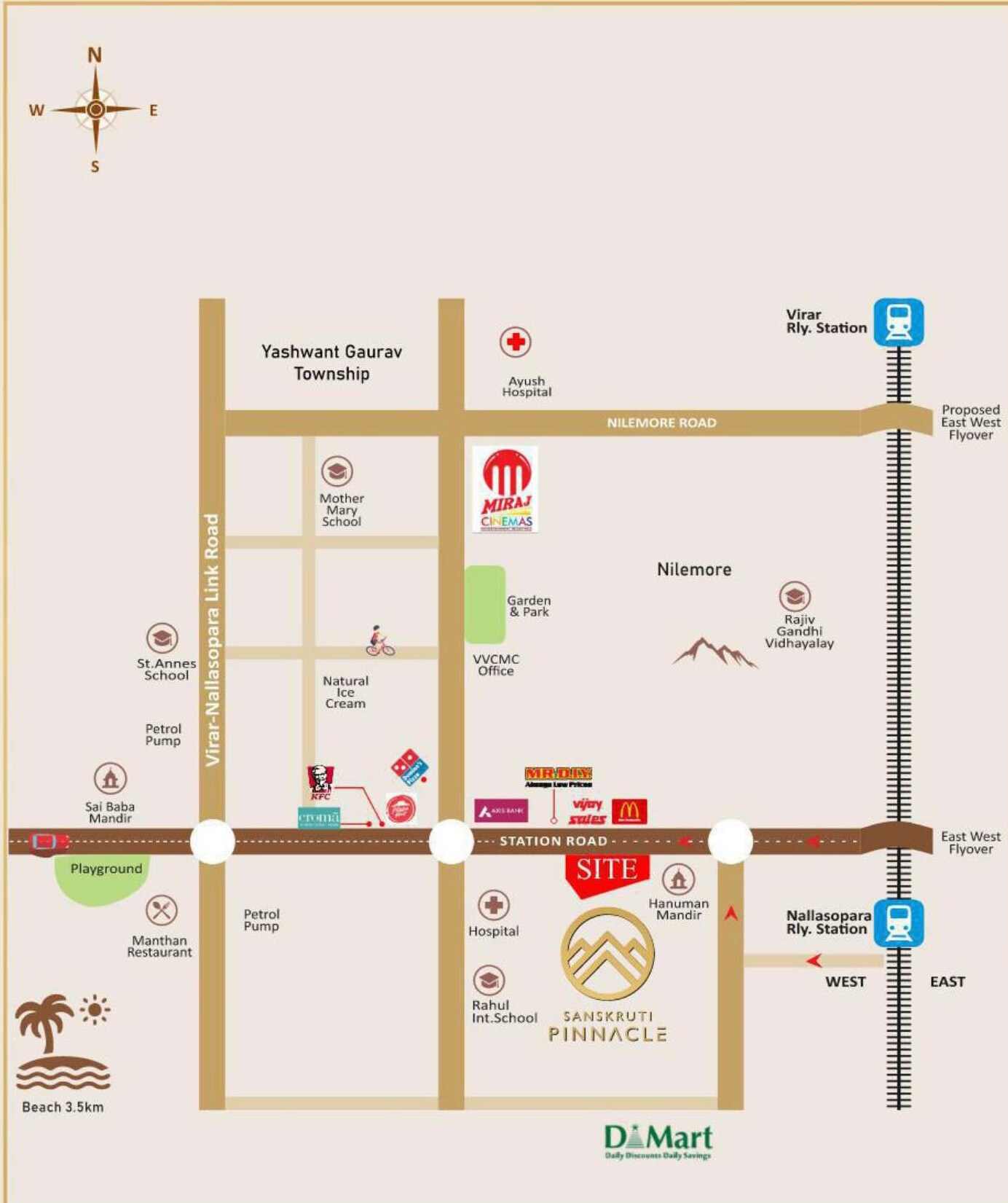 Sanskruti Pinnacle Location Image