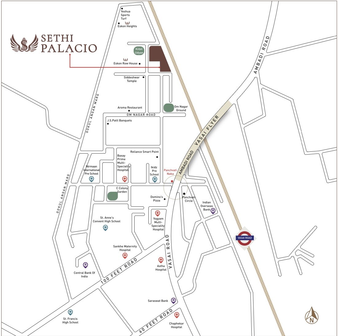 Sethi Palacio Location Image