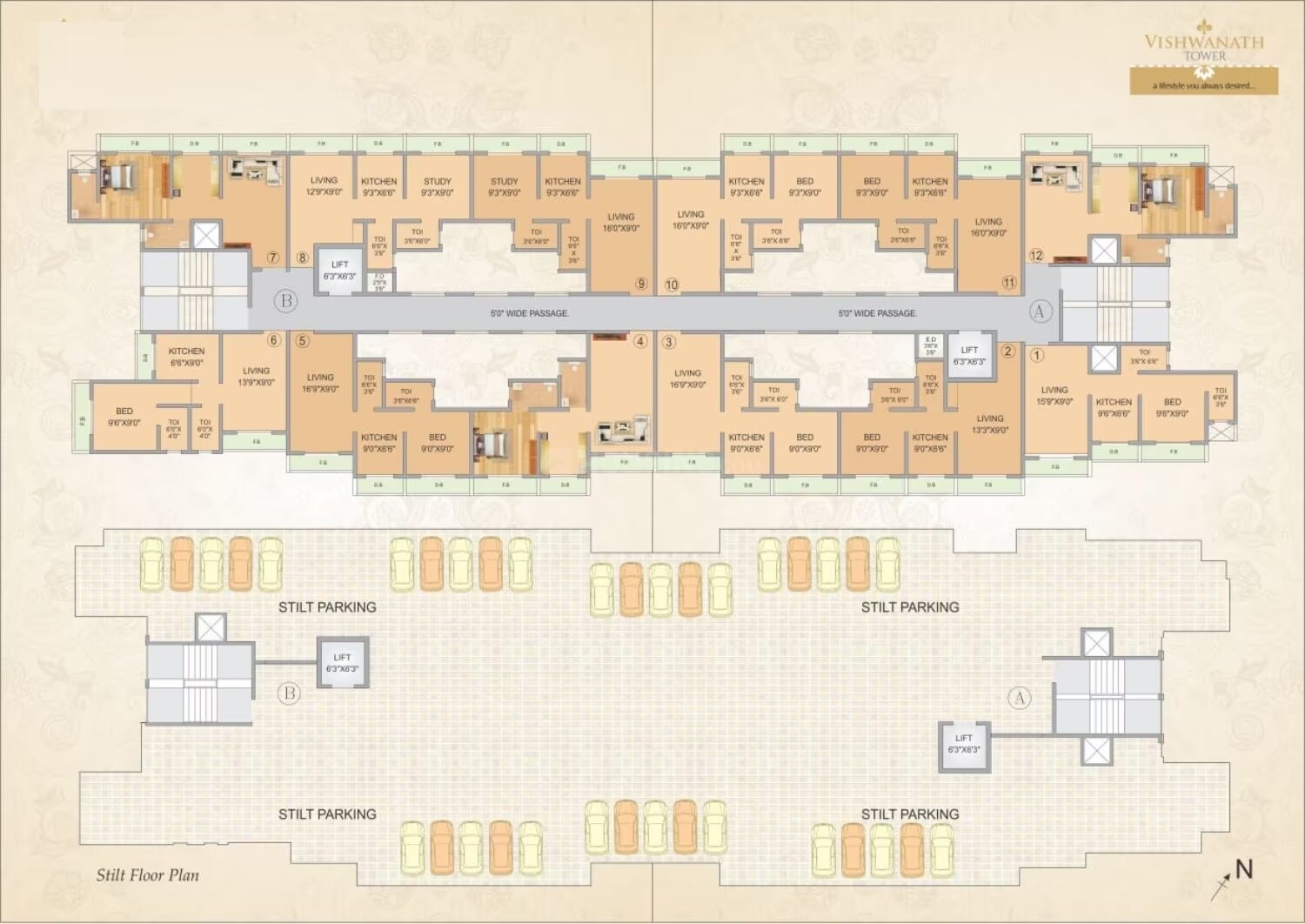 Shahi Vishwanath Tower Master Plan 1