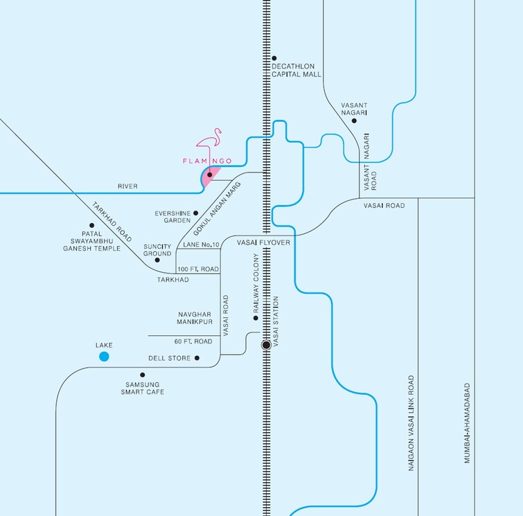 Shantee Flamingo Residency Location Image