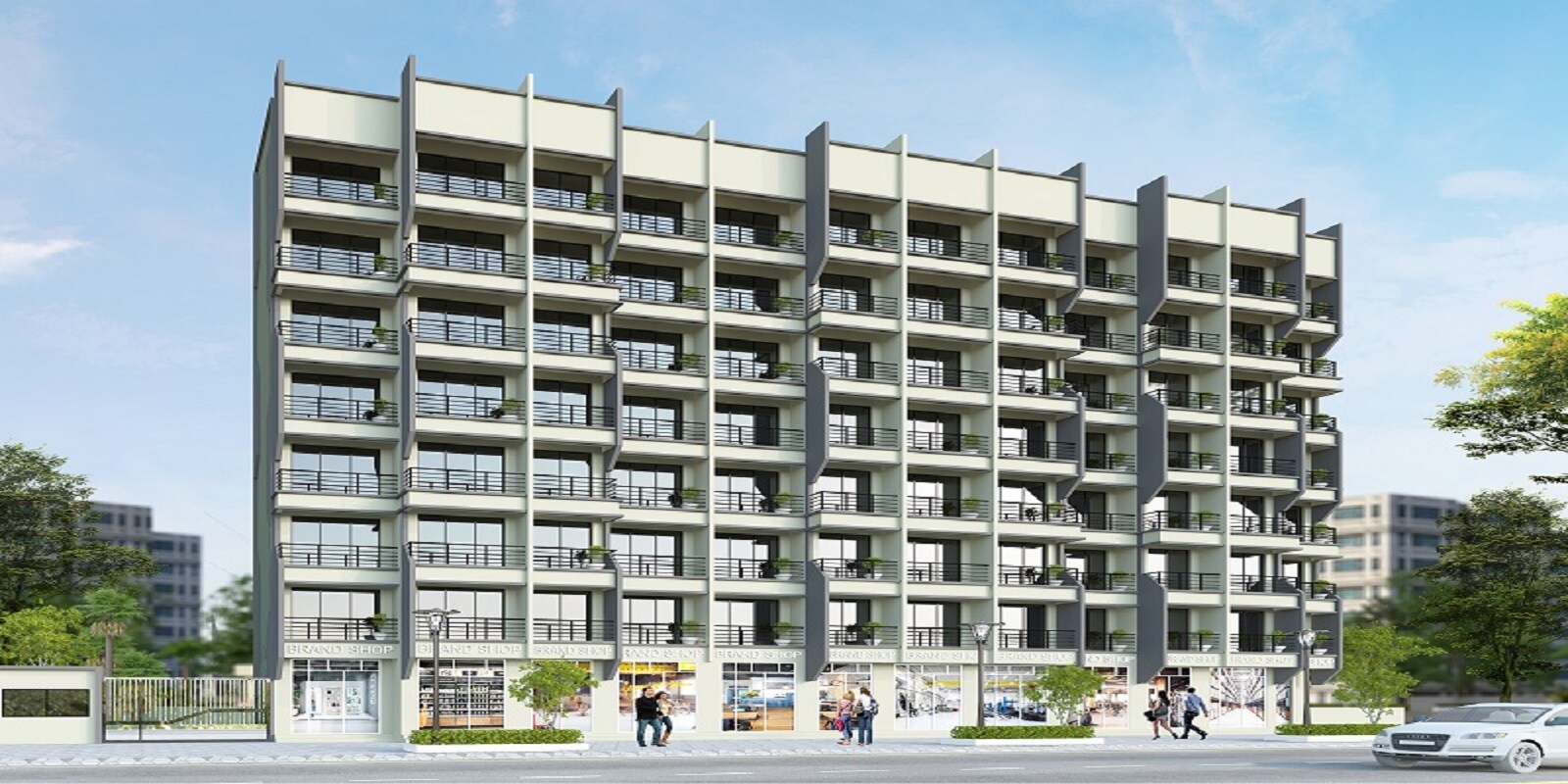Shantee Skyblue Residency residential project in Vasai East
