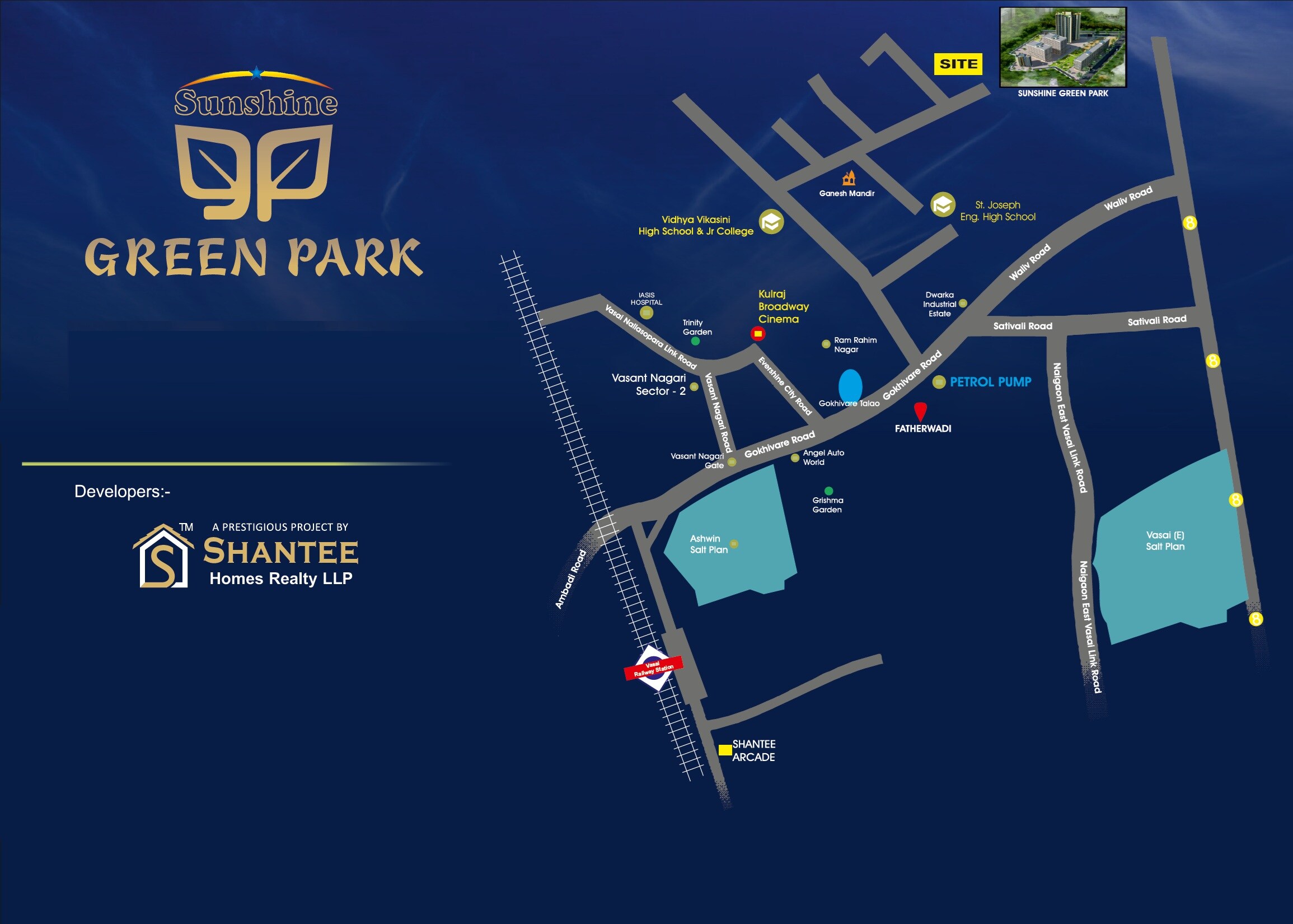 Shantee Sunshine Green Park Location Image 2