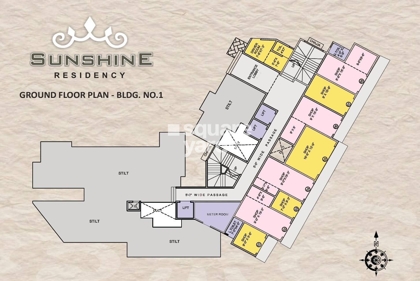 Shantee Sunshine Residency Floor Plans 1