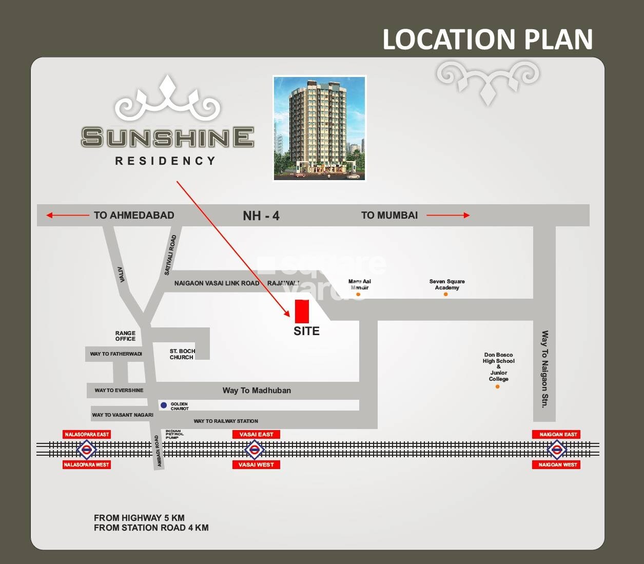 Shantee Sunshine Residency Location Image