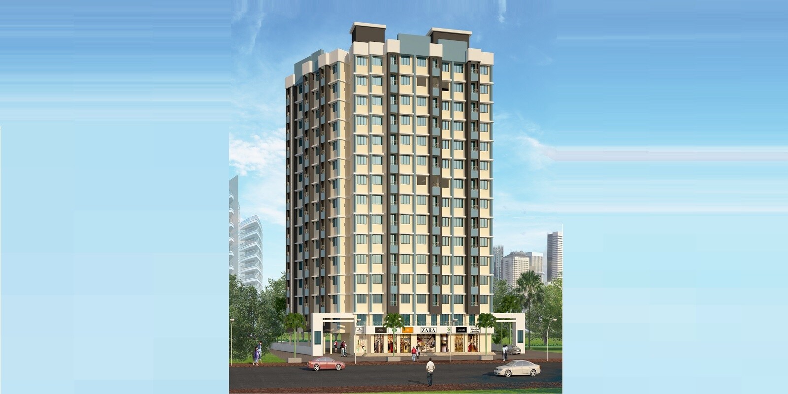 Shantee Sunshine Residency residential project in Naigaon East