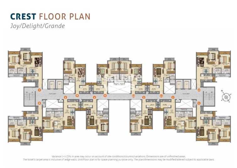 Shapoorji Pallonji Joyville Floor Plans 3