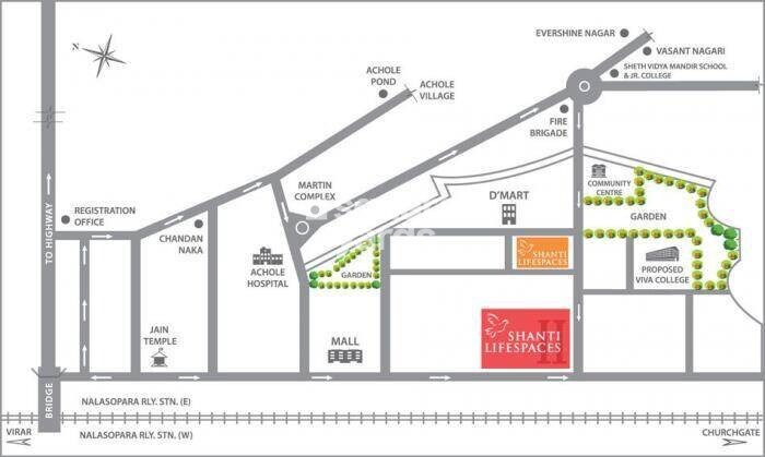 Sheth Chopra Shanti Lifespaces 2 Location Image