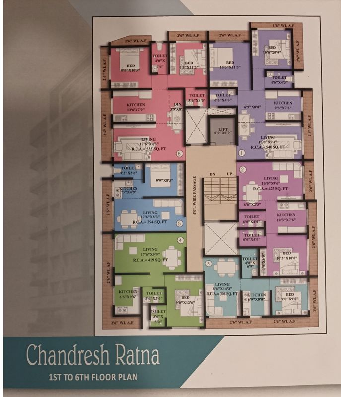 Shree Chandresh Ratna Floor Plans