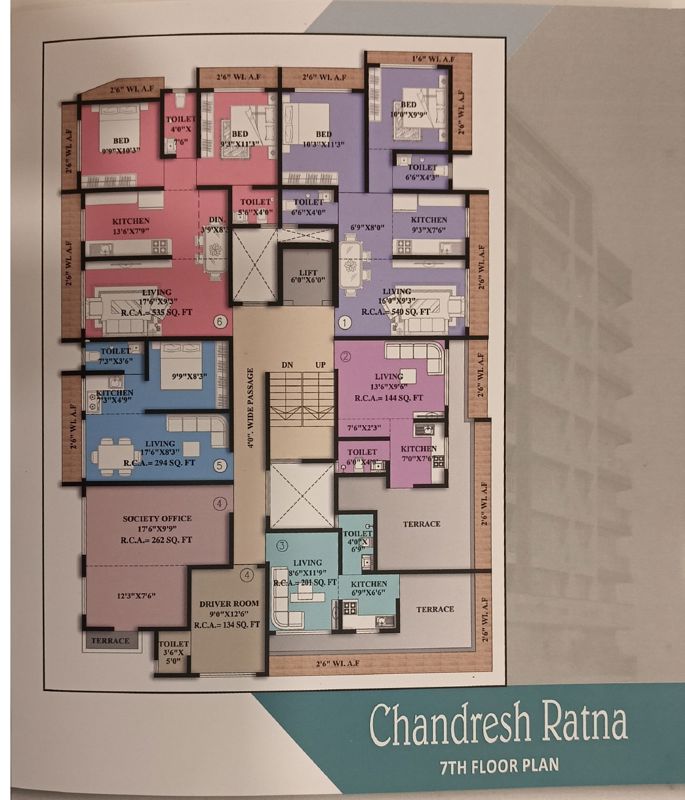 Shree Chandresh Ratna Floor Plans