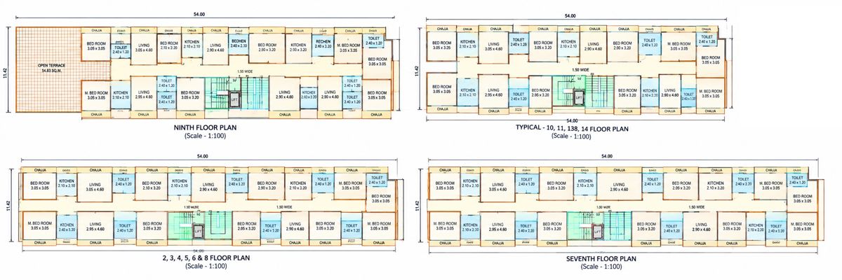 Shree Dhananjay Grand Avenue Floor Plans
