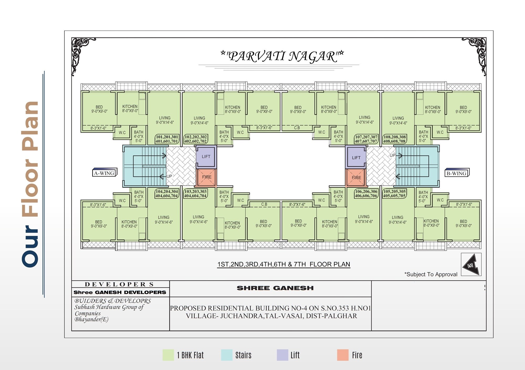 Shree Ganesh Parvati Nagar Floor Plans