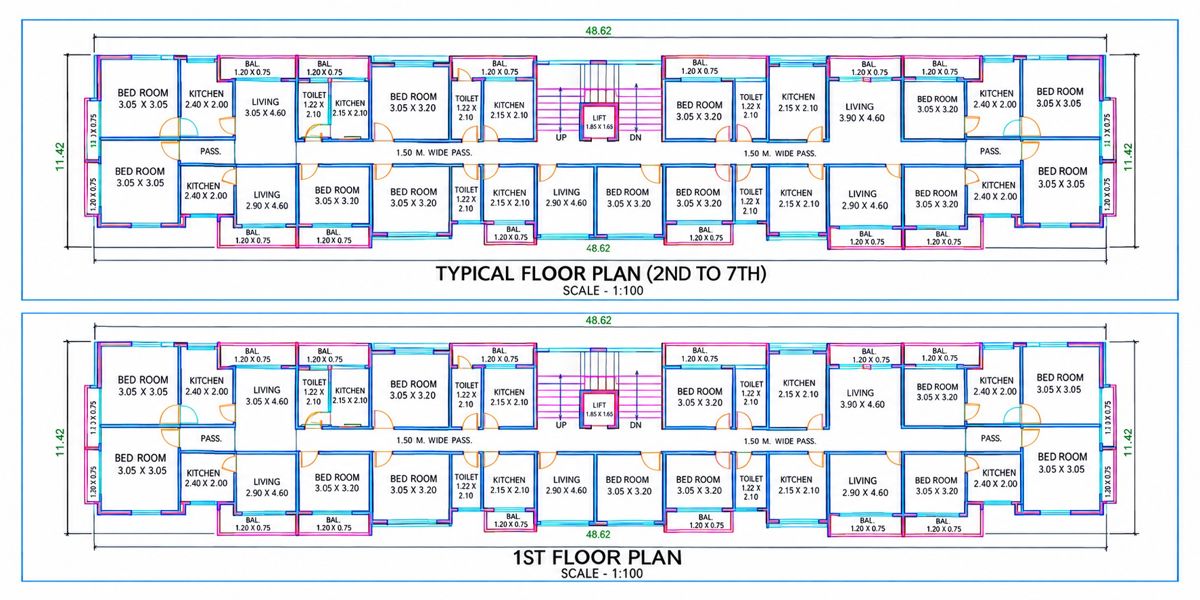 Shree Ganesh Pearl Residency Floor Plans