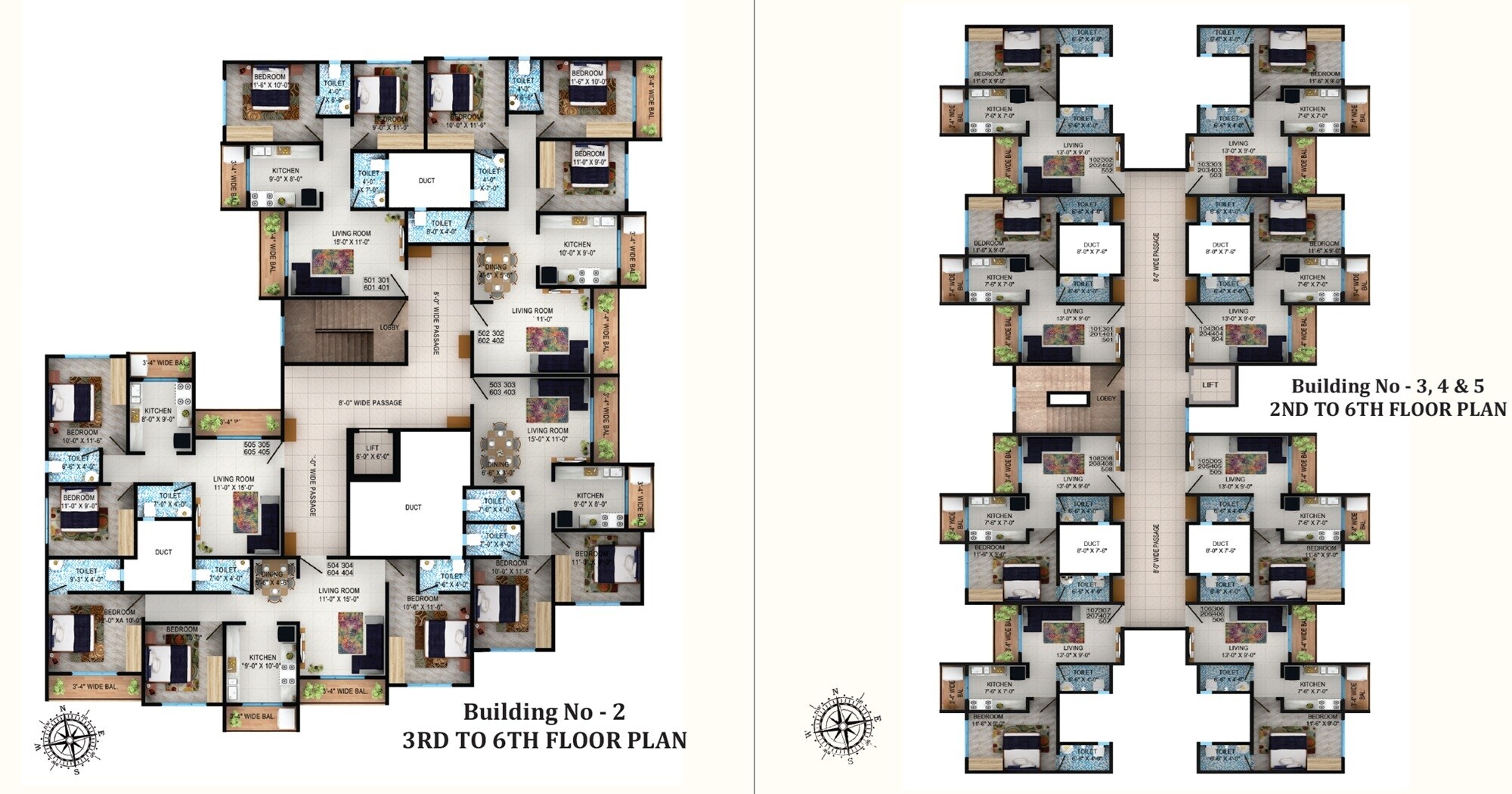 Shree Geetanjali Dwarkadhish Nagar Floor Plans
