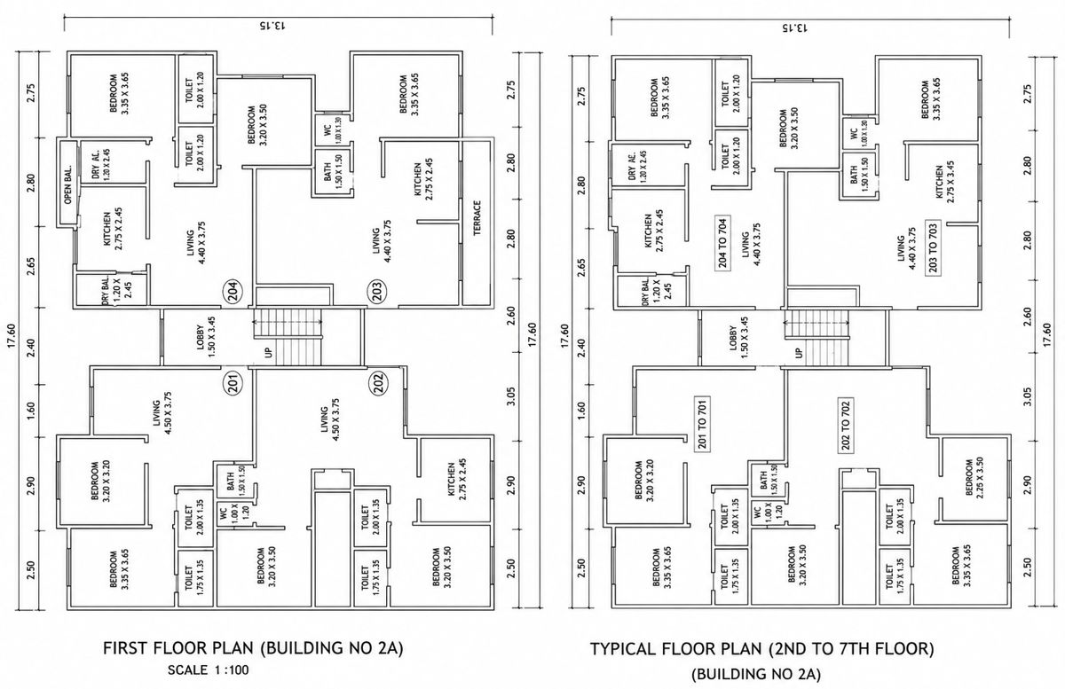 Shree Mayank Heights Floor Plans