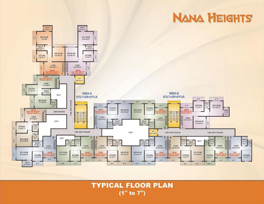 Shree Nana Heights Floor Plans