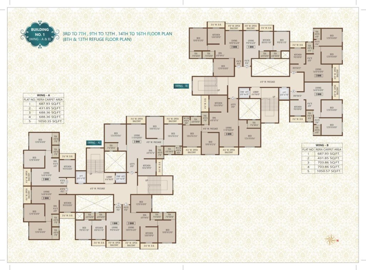 Shree Ostwal Emperial Floor Plans 2