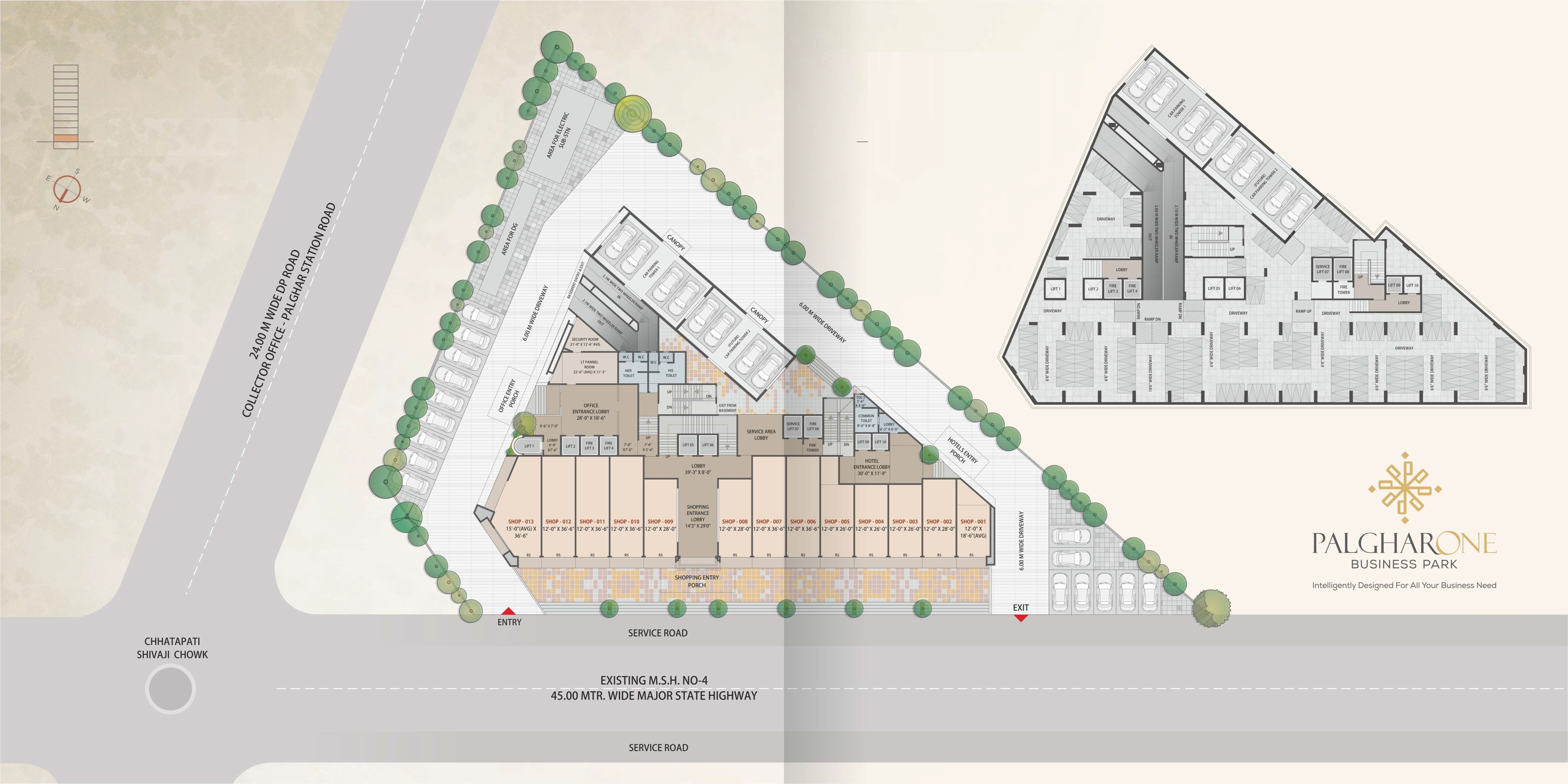 Shree Palghar One Master Plan Image