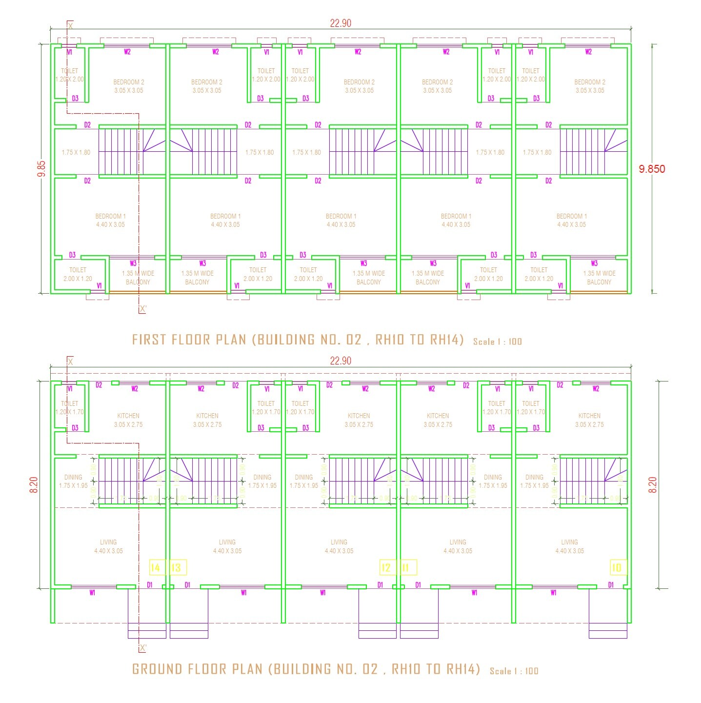 Shree Salasar Row Villas Floor Plans