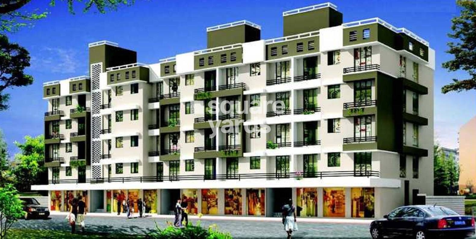 Shubham Omkar Apartment Tower View