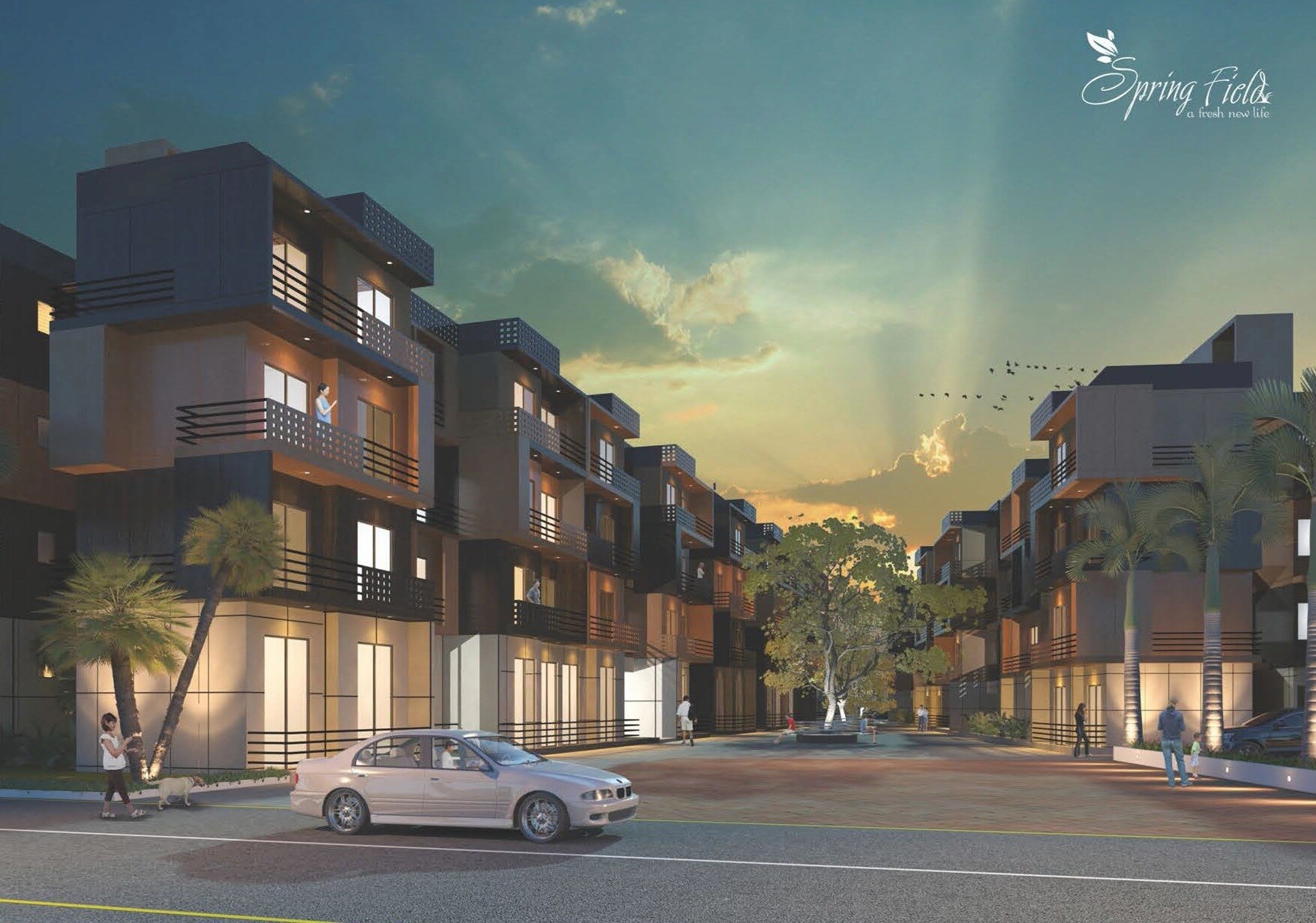 Shyam Sagar Spring Field Apartment Exteriors