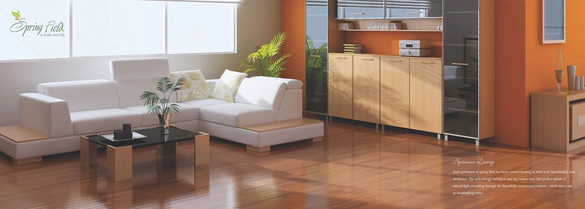 Shyam Sagar Spring Field Apartment Interiors