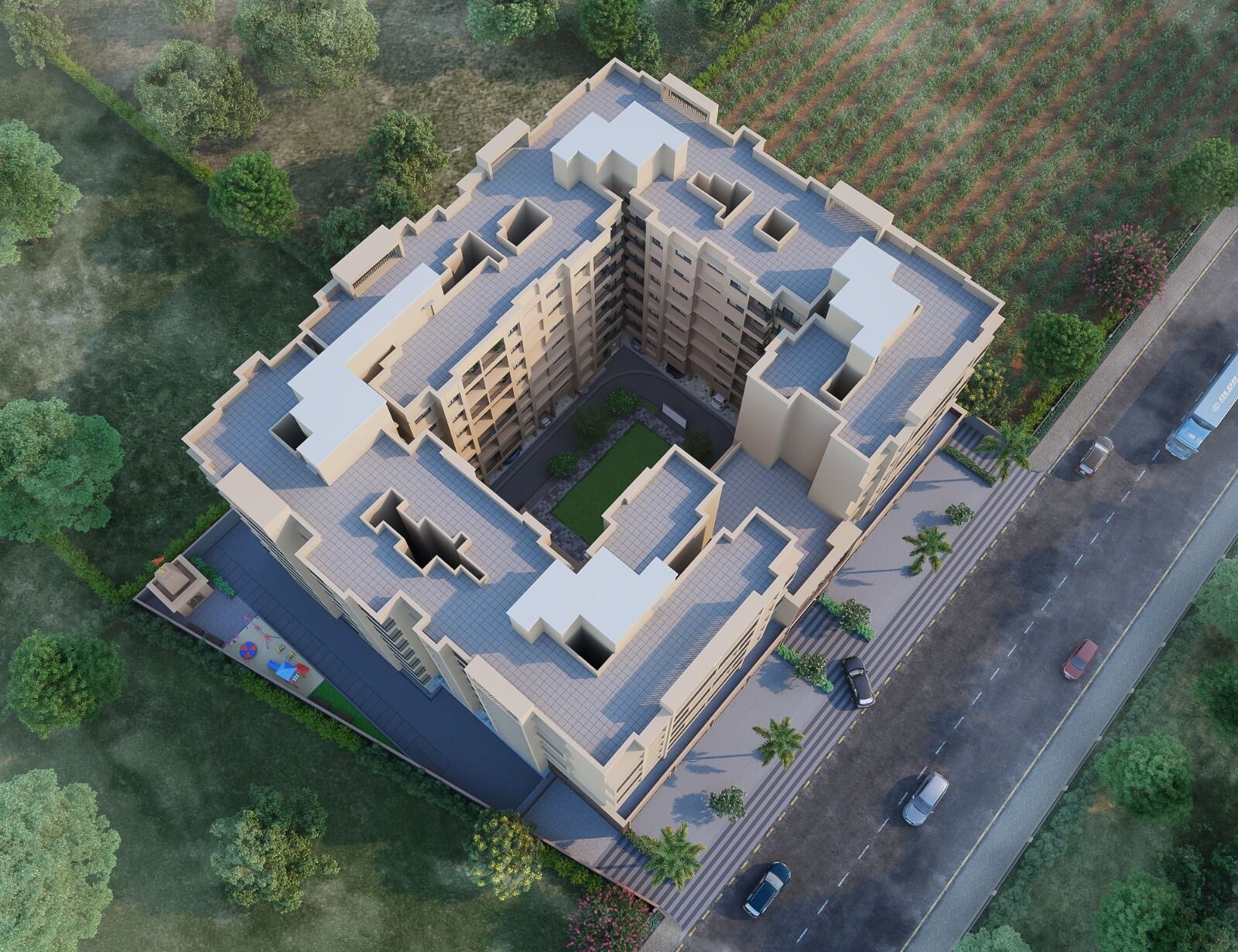 SK Kishan Residency Master Plan 1