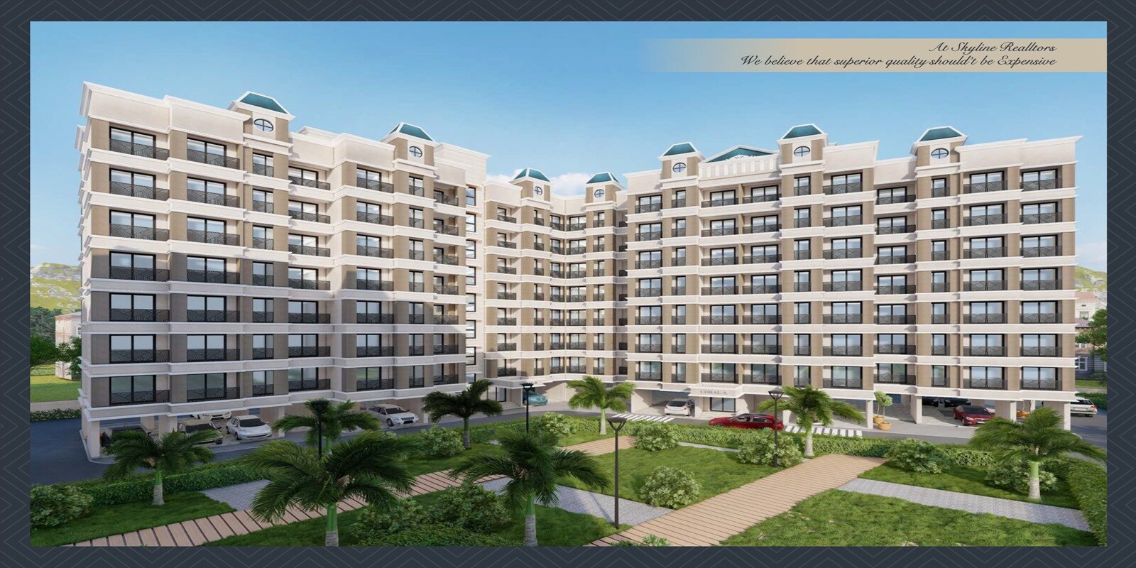 Skyline Coral residential project in Waliv