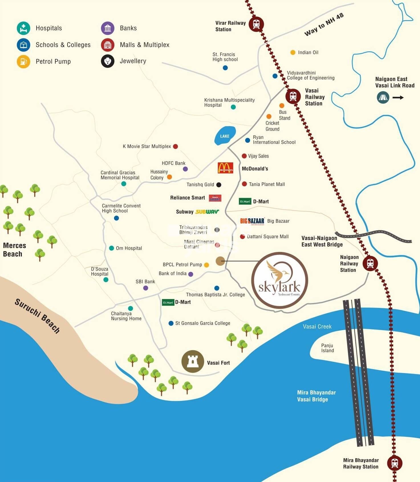 Space Yashwant County Location Image