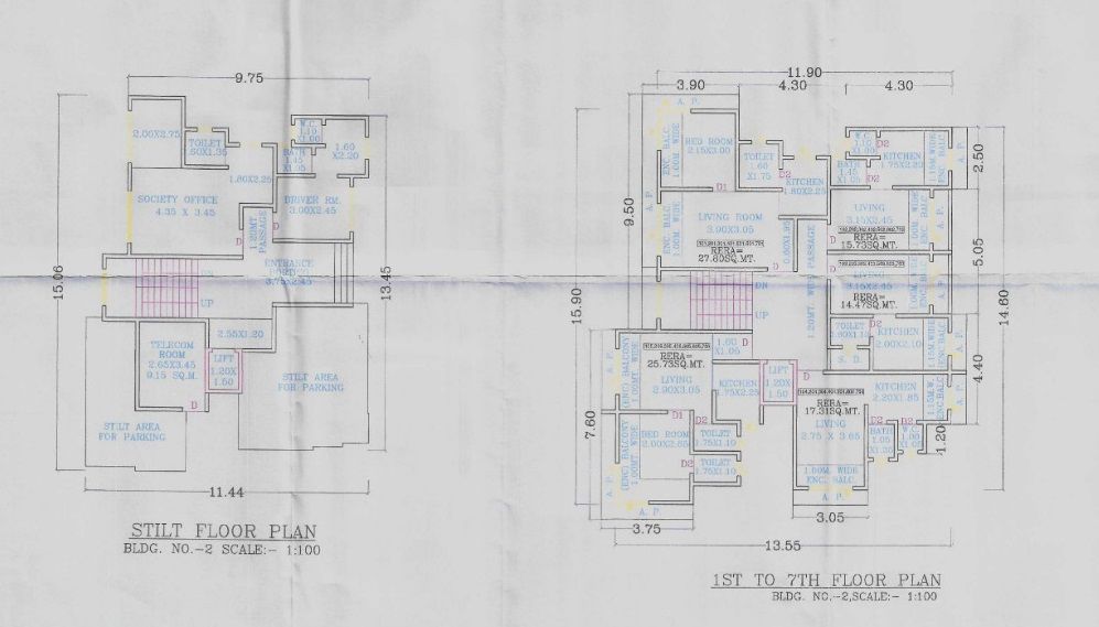 Spruha Vidya Apartment Floor Plans