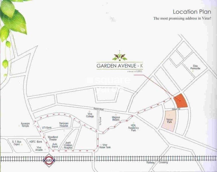 Sri Dutt Garden Avenue K Location Image