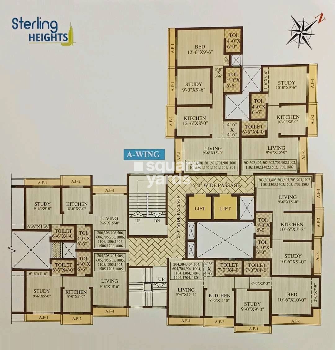 Sterling Heights Vasai East Floor Plans 1
