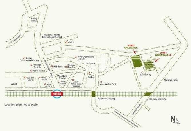 Sumit Greendale NX Mumbai Location Image
