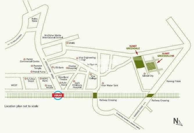 Sumit Greendale Nx Virar Location Image
