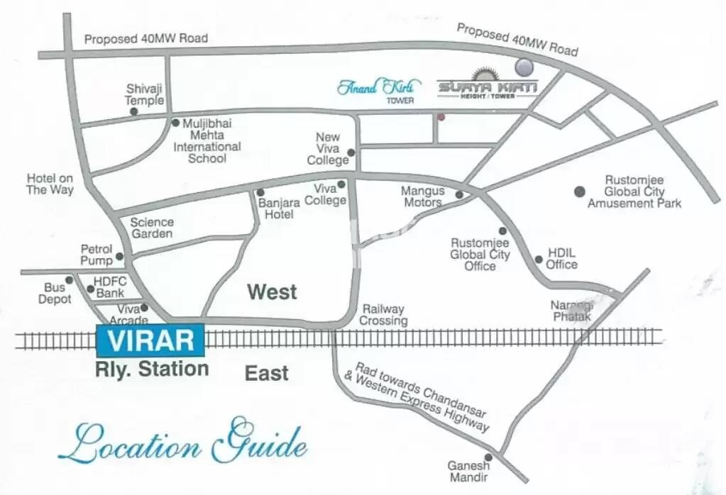 Surya Kirti Tower Location Image
