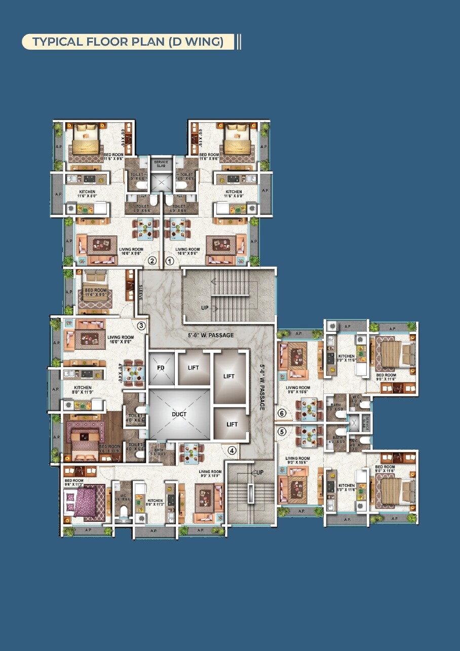 Siddhivinayak Paradise Floor Plans