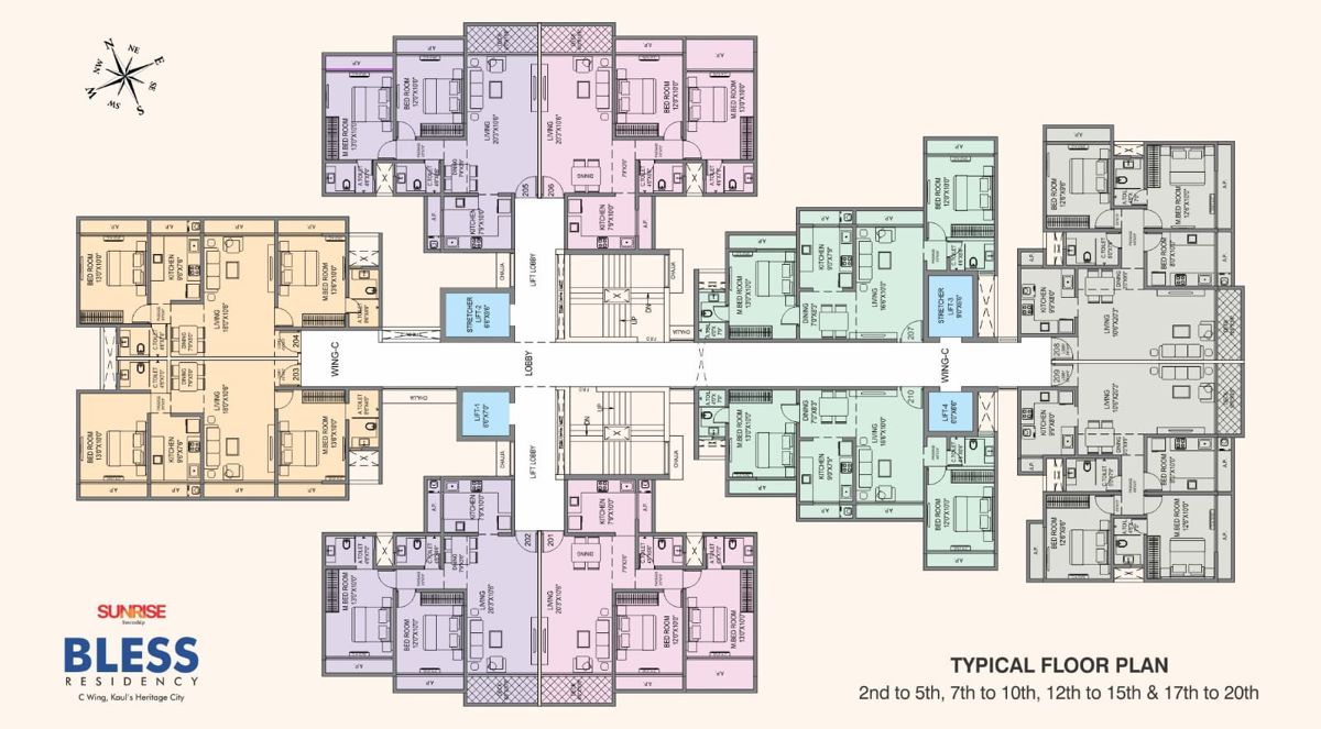 Trinity Bless Residency Floor Plans