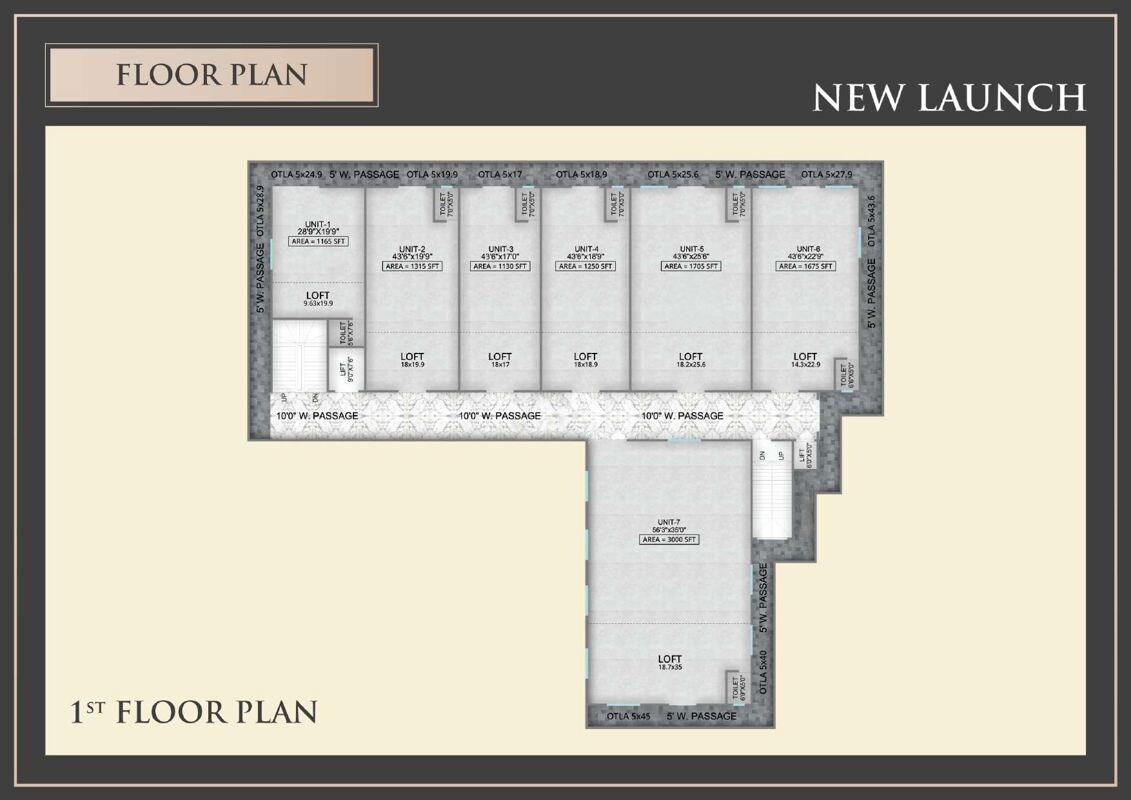 Trinity Industrial Park Floor Plans