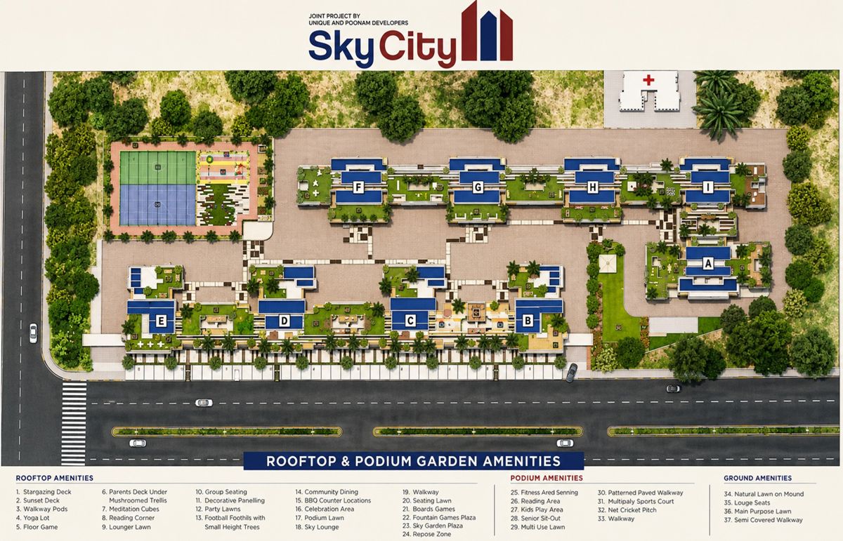 Unique Sky City Master Plan Image