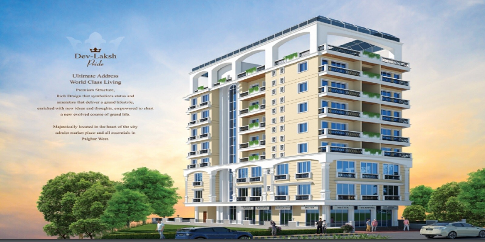 United Dev Laksh Pride residential project in Ambawadi