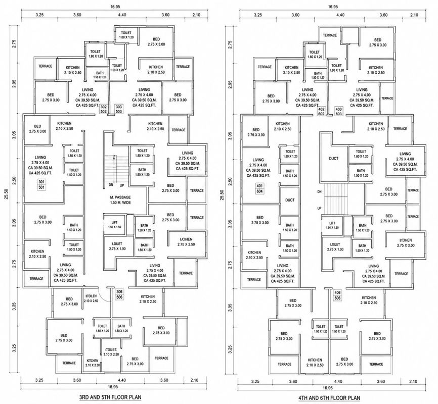 Unity Shivaji Park Floor Plans