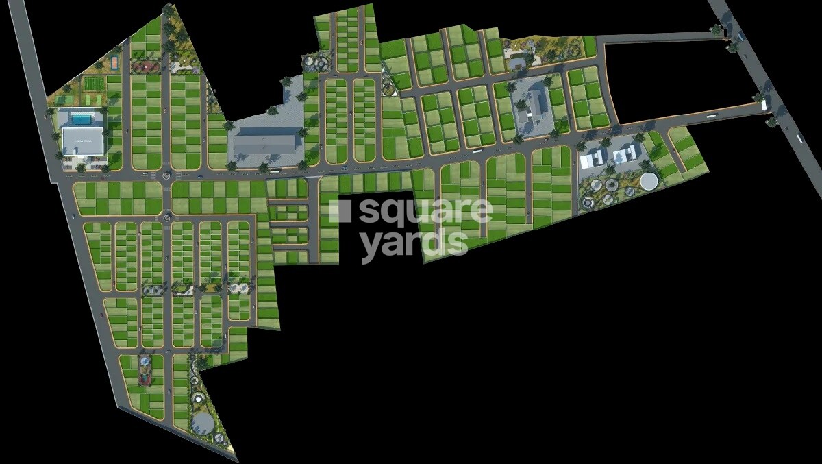 Urban-Infinia_an aerial view of a colorful kite