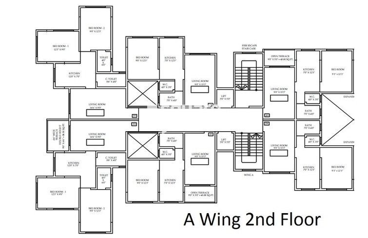 Vidhata Heights Floor Plans 1