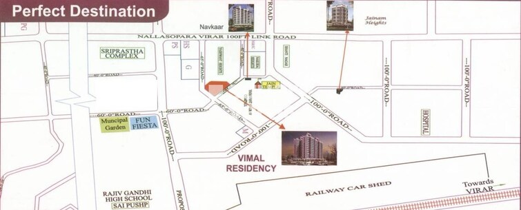Vimal Residency Nalasopara Location Image