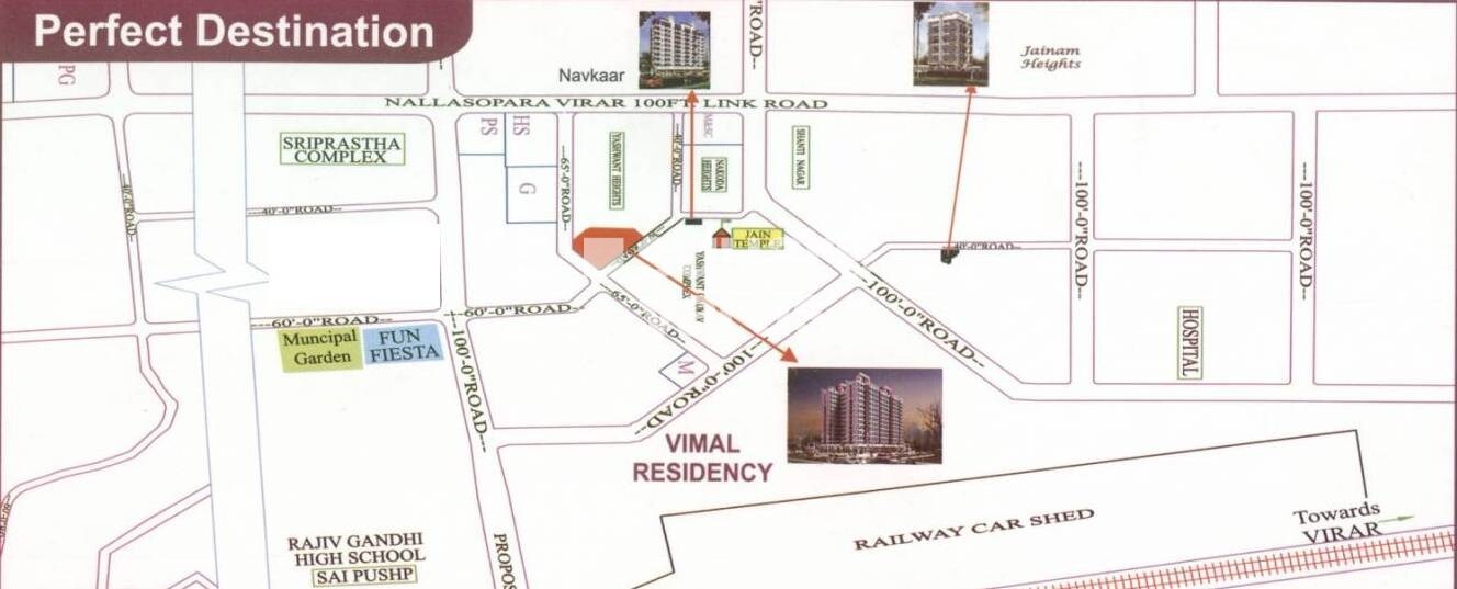 Vimal Residency Nalasopara Location Image