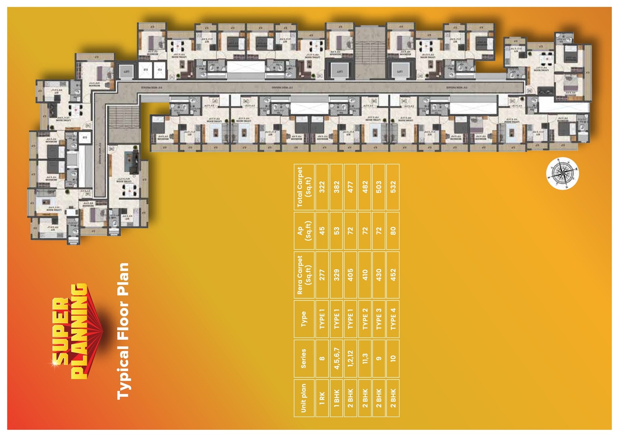 Vinay Super Homez Padmavati Paradise Floor Plans